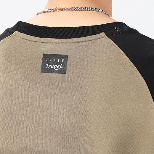 【新款DQ】大依优型大码插肩袖圆领卫衣男宽松休闲上衣胖子加肥加大男士潮流 商品图9