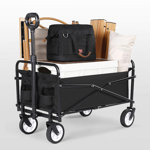 徽羚羊云途 户外可折叠营地小推车 —5寸橡胶窄轮 基础版 商品图4