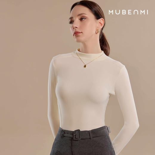 MUBENMI女款小暖皮打底衫 商品图5