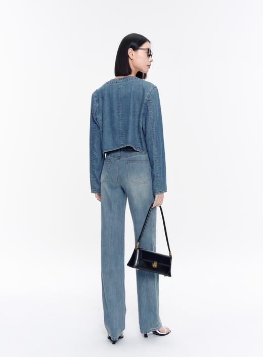 【商场同款】伊芙丽春秋牛仔长裤1F8150122 商品图1