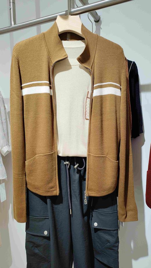 489018秋冬款 金纺羊毛双拉链开衫外套四色可做开衫外套 冬天可搭配羽绒服大衣系 商品图11