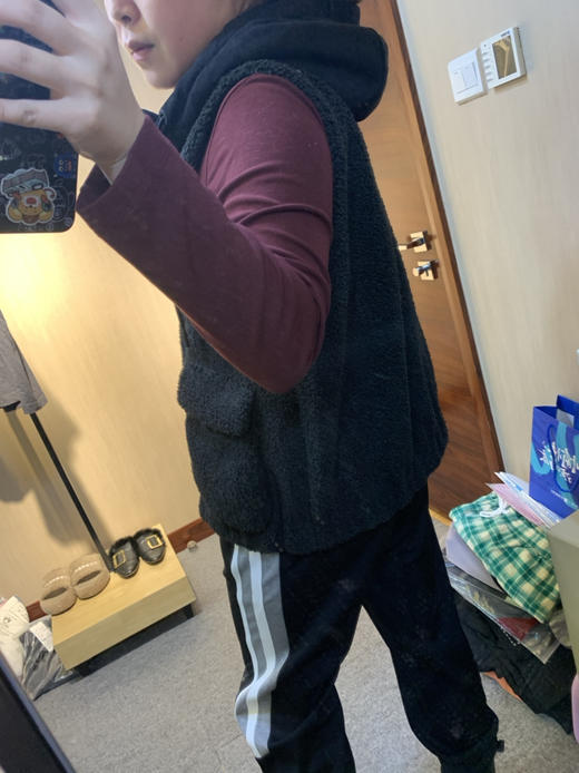 针丝缘2024秋冬新款保暖抗风休闲百搭泰迪马甲3801 商品图9