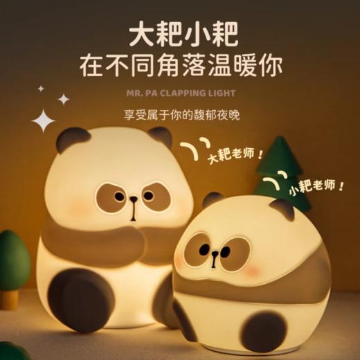 【双十一有礼】熊猫拍拍充电小夜灯卧室床头喂奶灯定时台灯送女生儿童礼物；官网特供 商品图0