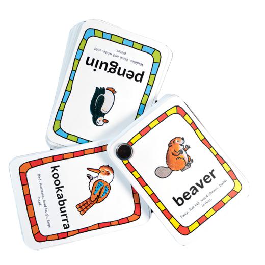 定制精美周边 little fox 系列动物配对认知卡 商品图2