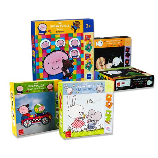 定制精美周边Lily&小白鱼&凯文单词数字事物配对认知卡 商品图0