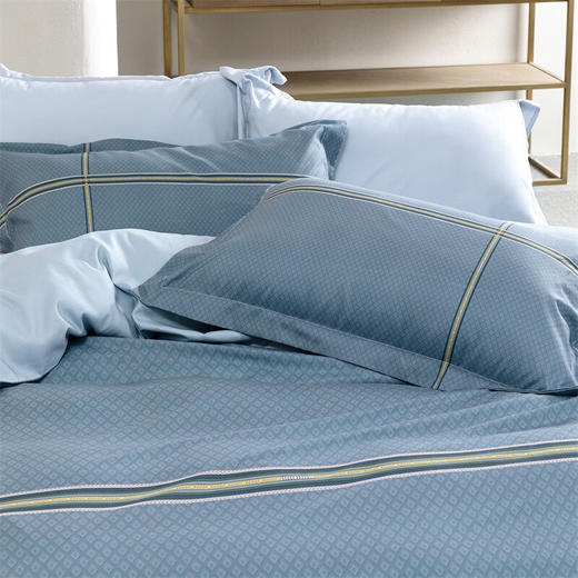 【小家电】水星家纺磨毛印花四件套（抗菌）都市印象 HF 商品图2