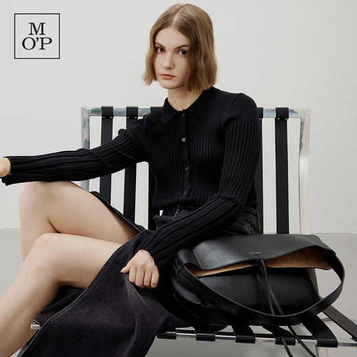 Marc O'Polo/MOP 年新款意大利进口单肩牛皮革女单肩包手提包 商品图3