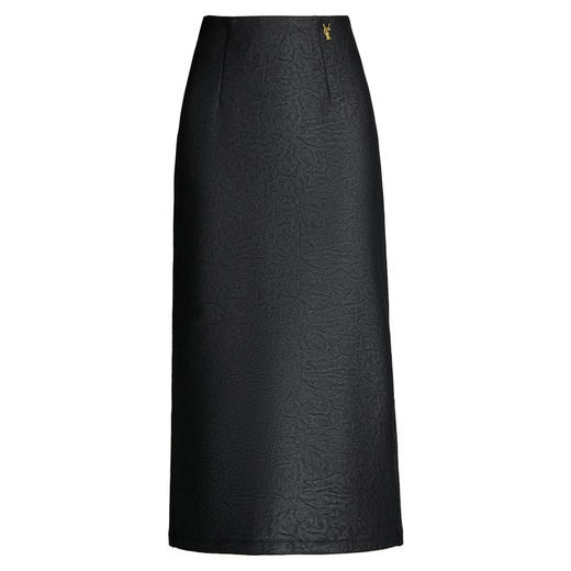 MYX-KDFY-S666-Y高腰直筒半身裙女秋冬季裙子2024年新款时尚开衩气质包臀一步裙 商品图4