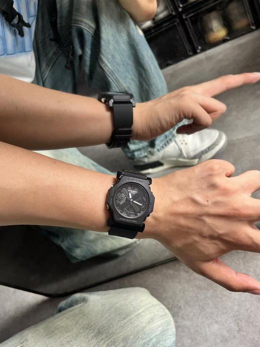 卡西欧GA-2300多巴胺色彩潮流手表 黑武士配色 商品图7