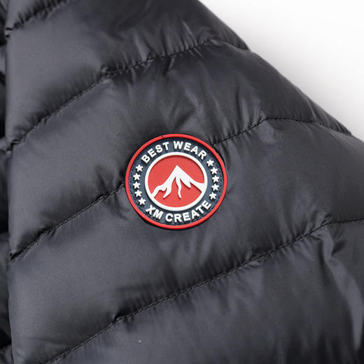 【新款DKP】大依优型大码轻薄立领羽绒服男士加肥加大码保暖上衣胖子外套 商品图7