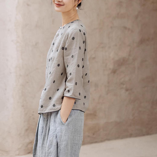 裁缝学苑AQ363新中式衬衫纸样女装国风斜襟盘扣小衫上衣服装打板 商品图4