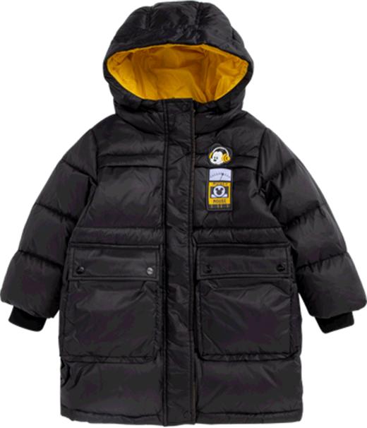 迪士尼冬季新品男童防风外出中长款羽绒服婴幼儿外套224DS0823 商品图6