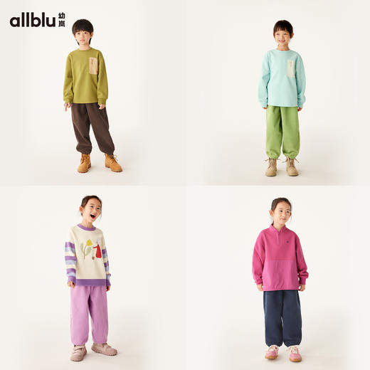 【冬Vol.2】幼岚童装「灯芯绒萝卜裤」加厚保暖亲肤24年冬新款儿童男女童长裤ZY 商品图2