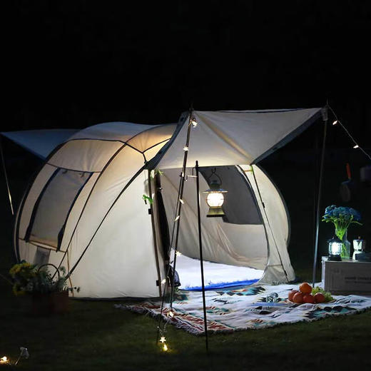 徽羚羊 防晒休闲系列 星宇3-4人抛帐（米白） 商品图2