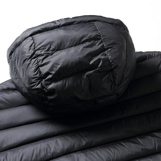 【DKP】大依优型大码轻薄连帽羽绒服男士加肥加大码坎肩加厚加绒保暖上衣胖子 商品图6