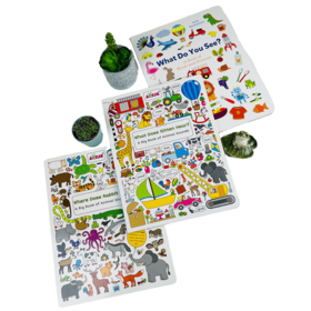 大地板书 适合3岁+语言开发探索世界有趣计数地板书英文绘本