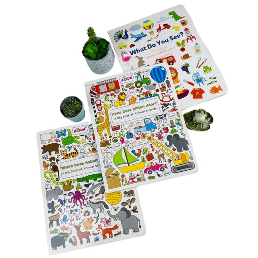 大地板书 适合3岁+语言开发探索世界有趣计数地板书英文绘本 商品图0