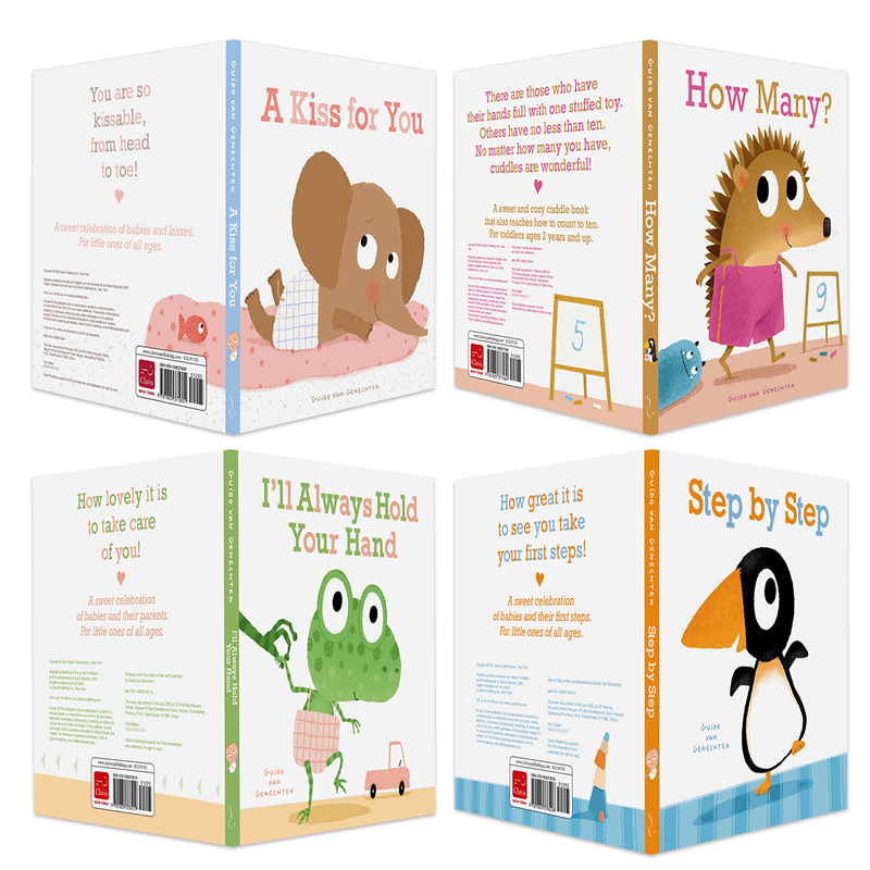 西纳顿萌宝4本套 适合1岁+情商开发生活技能日常生活鼓励分享