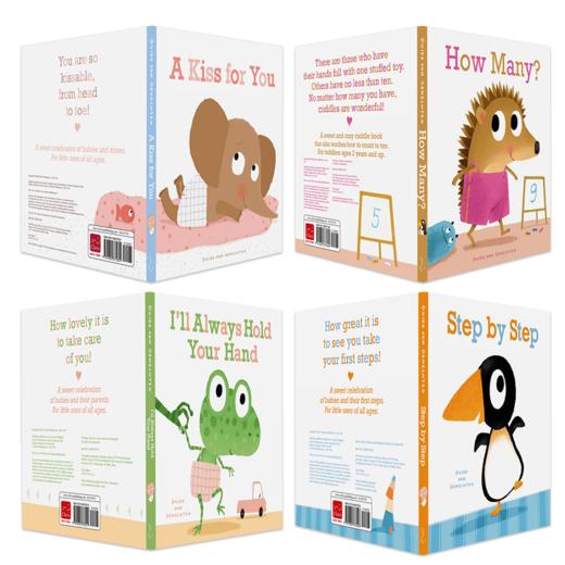 西纳顿萌宝4本套 适合1岁+情商开发生活技能日常生活鼓励分享 商品图0