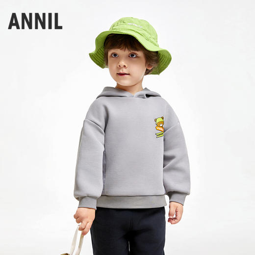 男童运动风连帽卫衣安奈儿童装实体店同款XB431722 商品图0