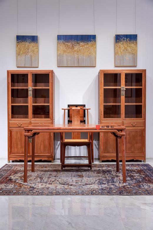 红桥红  家具严选  缅甸花梨（大果紫檀）【书房搭配】 商品图0