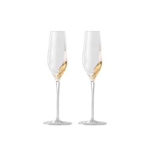 凯洛诗新婚礼物香槟杯套装水晶高脚杯礼品一对轻奢高档礼盒香槟杯K1双支礼盒 商品图5