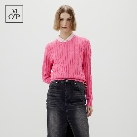 Marc O'Polo/MOP 提花毛针织衫女秋季新款时尚简约百搭毛衣女 商品图3
