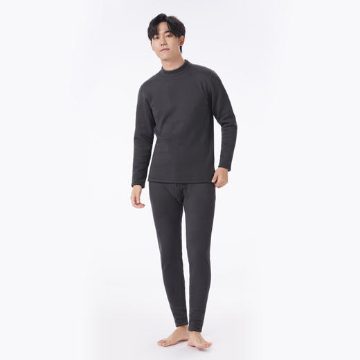 都市丽人都市锋尚保暖衣超级暖套装导电丝-牛奶暖暖衣加厚男士保暖衣套装FWT2A4 商品图1