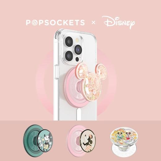 【花意米奇】瀑布小花米奇头 MAGSAFE磁吸 Round圆啪嗒系列 粉色 商品图1