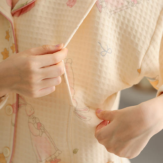 （合作款）芬腾月子服加厚孕妇哺乳家居服套装yc0108012 商品图2