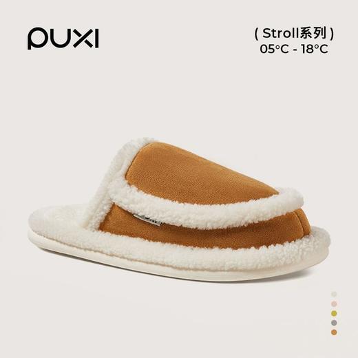 朴西云雾棉拖鞋女室内家居秋冬天防滑保暖软底新款毛绒拖鞋情侣 商品图0