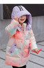 迪士尼冬季新品女童甜美中长款羽绒服婴幼儿防风外套224DS0793 商品缩略图1