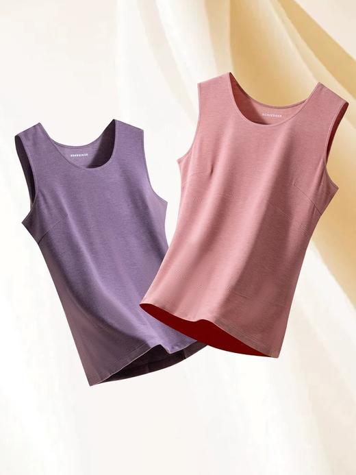 【蚕丝羊绒双面绒】SCHIESSER德国舒雅女士加绒发热背心 前后双层加厚打底背心保暖衣 最大尺码XXL 30/23832V 商品图4