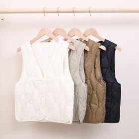 ZR0010【宫本】羽绒短款马甲轻薄小众内搭秋冬内胆