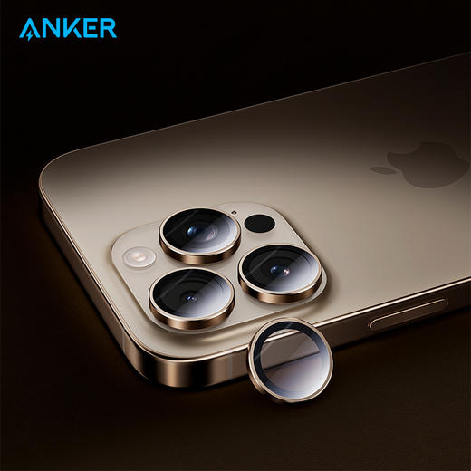 【新品】Anker安克特种玻璃超强防护丝印高清手机钢化镜头膜iPhone15-16系列 A720G 商品图0