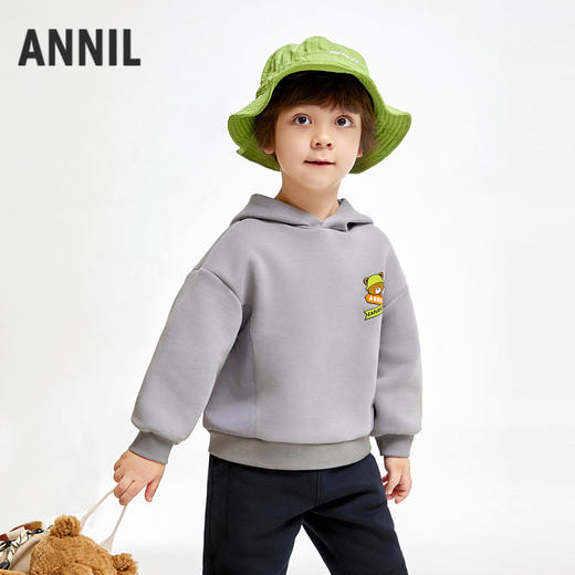 男童运动风连帽卫衣安奈儿童装实体店同款XB431722 商品图2