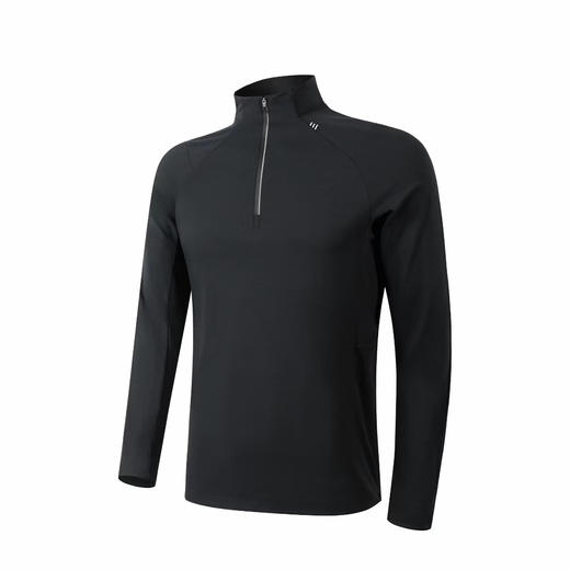 lulu 2024秋季新款 Surge Warm 男士运动立领半拉链长袖T恤 Z-12001 商品图3