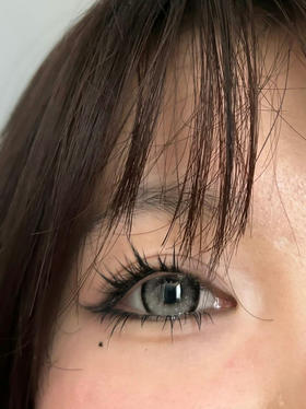 Jellydoll 月抛 发光体黑灰美瞳 14.5mm