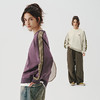 714street麂皮绒织带美式复古卫衣男女同款套装2024秋季新款上衣 商品缩略图0
