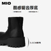 MIO米奥冬季圆头厚底切尔西靴短靴时尚百搭靴子女M245656106 商品缩略图4