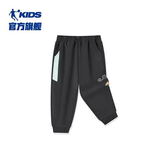 【自营】QIAODAN KIDS/乔丹儿童  乔丹童装男小童裤子儿童休闲裤2024秋季新款宝宝童趣可爱 T8437310 商品图4