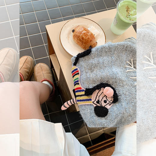 <曾小咸推荐>百搭彩色小马图案毛织马甲背心 商品图3