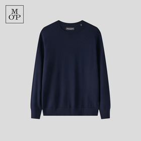 Marc O'Polo/MOP拉克丝光羊毛细针长袖套头毛衫