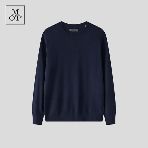 Marc O'Polo/MOP拉克丝光羊毛细针长袖套头毛衫 商品图0