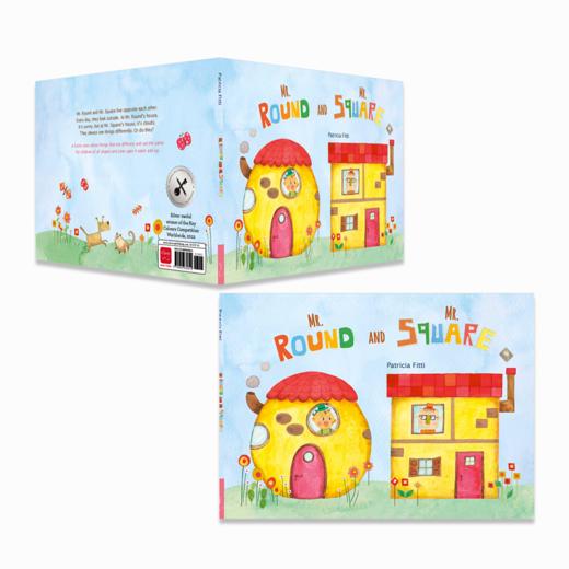 Mr. Round and mr. Square  原版英文哲理儿童绘本 商品图0