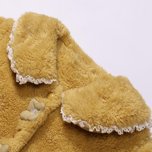 都市丽人眯雅佳睡衣亲情蜜语长袖长毛绒厚女童法兰绒长袖长裤JHT9B3 商品图4