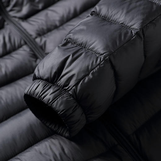 【DKP】大依优型大码轻薄连帽羽绒服男士加肥加大码坎肩加厚加绒保暖上衣胖子 商品图5