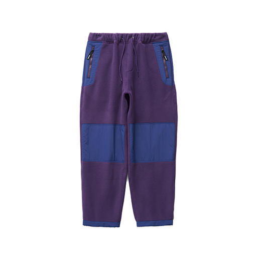 吃茶去chichaqu24秋冬山系直筒抓绒摇粒绒保暖宽松户外卫裤束脚 商品图5