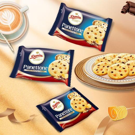 皇冠 橙香巧克力软曲奇饼干 108g/盒 商品图2