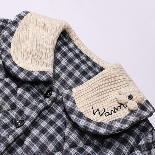 都市丽人睡衣亲情蜜语长袖家居服贝贝绒印花夹棉加厚女士夹棉套装LHT0B3 商品图5